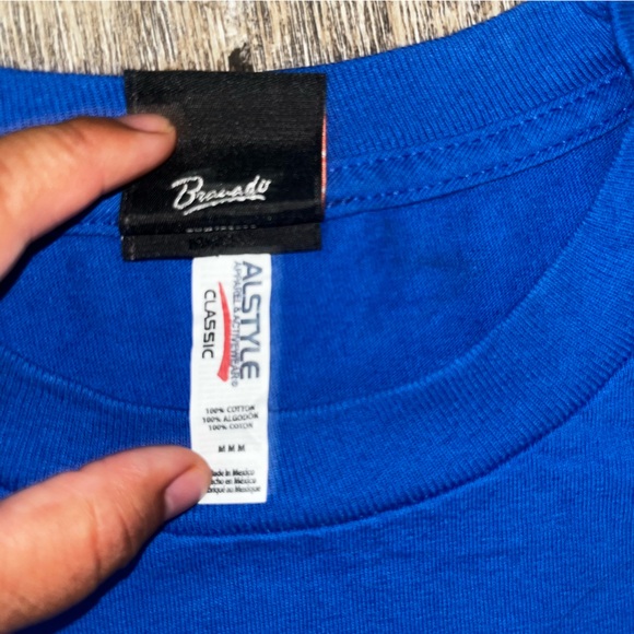 Harley-Davidson Blue‎ Lakeland Graphic Tee Double Sided Size Medium - Picture 5 of 5